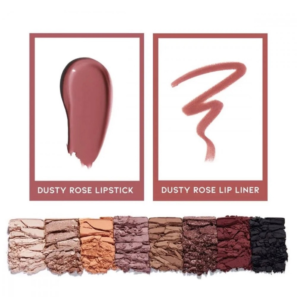 ANASTASIA Mini Soft Glam Deluxe Trio NIB Eyeshadow Palette Lipstick Lip Liner - Picture 2 of 7